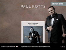 Tablet Screenshot of paulpottsofficial.com